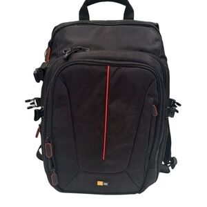 Case Logic Camera Backpack Case Red Interior LIKE NEW 12 x 7‎ x 17